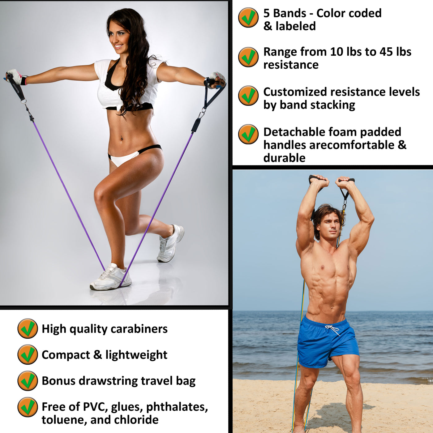 SmarterLife Resistance Tube Bands