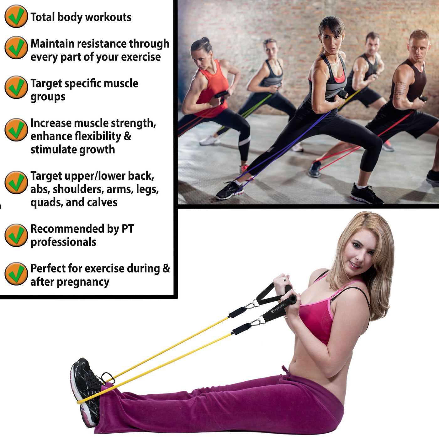 SmarterLife Resistance Tube Bands